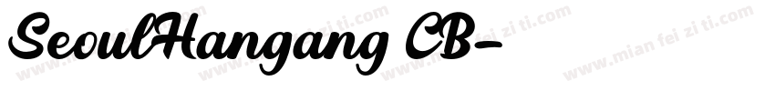 SeoulHangang CB字体转换